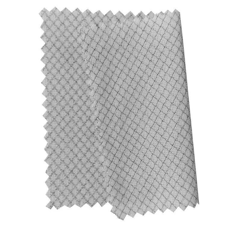 ALLESD Wholesale White Color 3mm Distance Antisztatikus Polyester Antistatic Diamond Fabric ESD Fabric