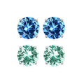KH231 Abiding Jewelry Good Selling Gemstone Ear Stud Jewelry 925 Sterling Silver Green Spinel Ladies Earrings With Stones