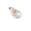 Stud Earrings and Pendant Set 925 Silver Keshi Pearl Fine Jewelry Fits for Natural Fresh Water Pearls