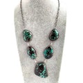 Turquoise Pendant 925 Sterling Silver Necklace Handmade Jewelry