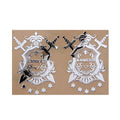 Waterproof Personalized Vinyl Transfer Sticker Gold Metal Phone & Window Shades for Crafts Photos Candles and Home Decor