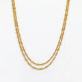 JOOLIM High End Stainless Steel Double-layer Snowflake Chain Necklace 18K Gold Plated Jewelry Wholesale