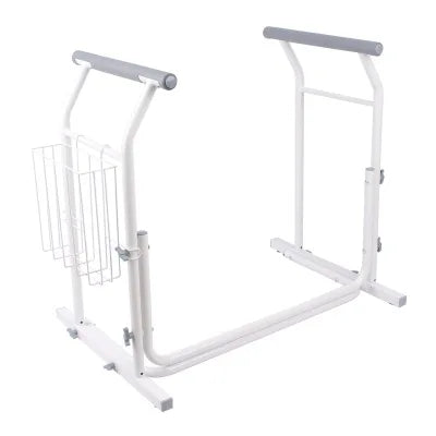 Adjustable Toilet Safety Rail Elderly Seniors Easy Installation Hand Disabled Grab Wall Bathe Arm Best Bathroom Safety Equipment MegaBDM