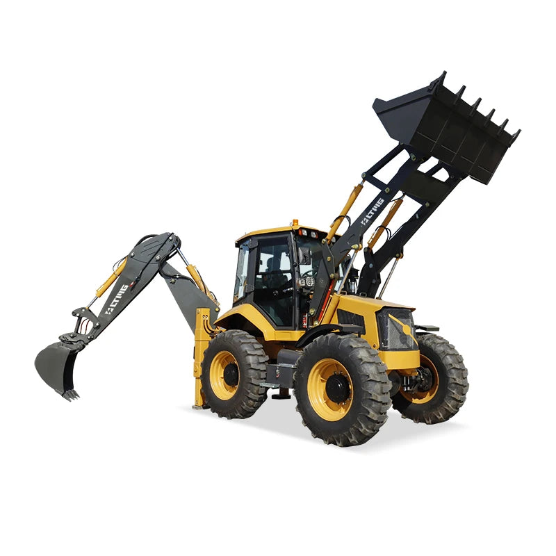 LTMG Construction Machinery 2.5ton Backhoe Loader with 4 in 1 Bucket