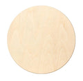 Round Disc Unfinished Wood Cutout Circles
