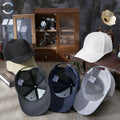 Men's Quick-Drying Sun-Proof Nylon Baseball Cap Duck Tongue Mesh Sun Hat with Plus Sizes Spring Summer Sunhat