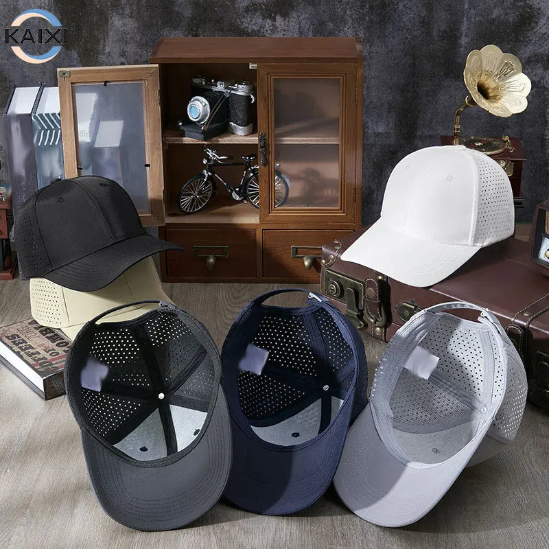Men's Quick-Drying Sun-Proof Nylon Baseball Cap Duck Tongue Mesh Sun Hat with Plus Sizes Spring Summer Sunhat