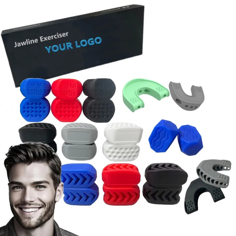 Fitness Ball & Facial Tonersilica Gel Jawline Exercise Ball Facial Musclejawline