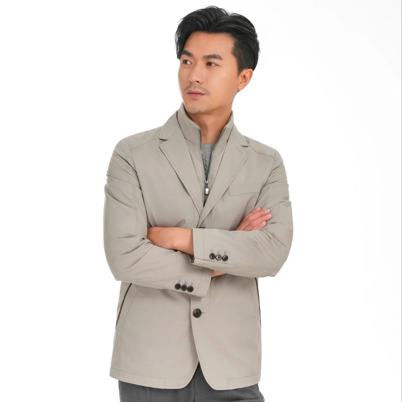 MTM Custom Men's Suits Breathable and Anti-Wrinkle Casual Made-to-Measure Suit blazer Jackets for Men