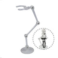 10 Colors Flexible Mini Action Figure Display Holder with Moveable Arm Adjustable Acrylic Figurines Stand