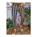 Men's Plaid Pants Skinny Dress Pants for Men Skinny Chino Pants Men Pantalones De Hombres