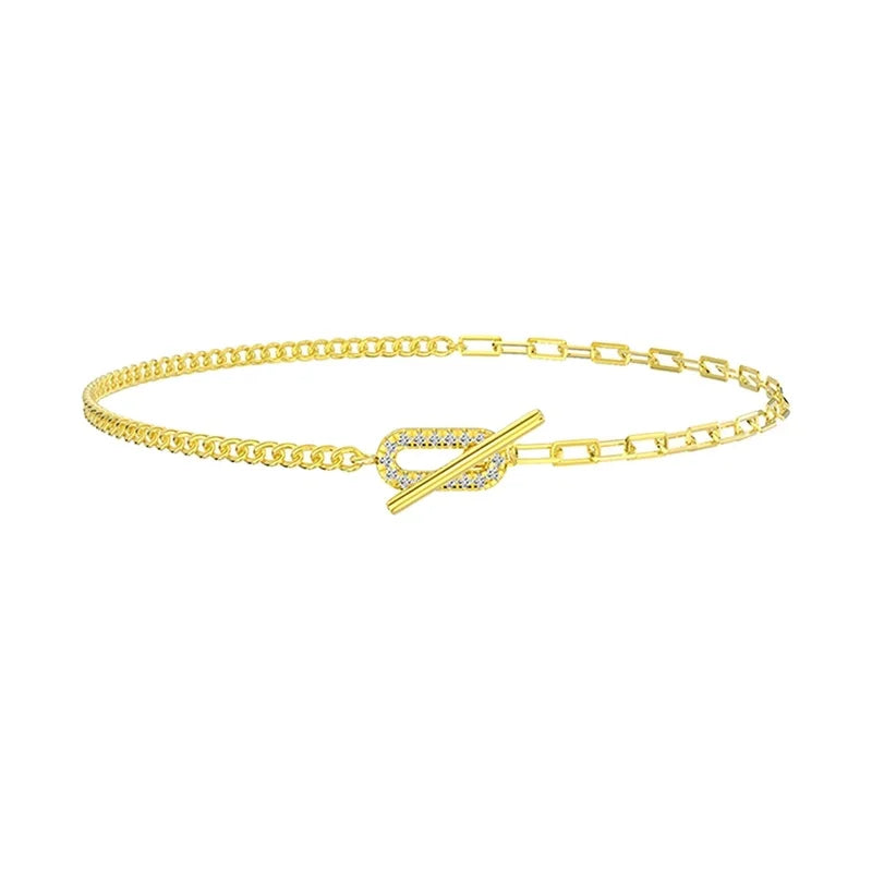 ICEBELA Fine Jewelry Anklets 4A Cubic Zircon Anklet Bracelet Thin Chain Anklet Female Foot Summer Beach Jewelry for Women