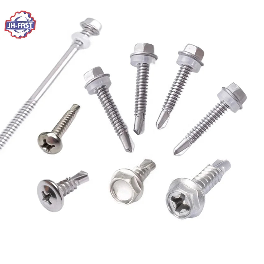 Patta Hex Head Self Drilling Screws Taiwan Ss316 Screw for Roof Stainless Steel 304 316 Sus410 Self Drilling Roofing Screw