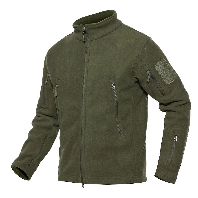 Custom Oem Olive Green Winter Tactics Fleece M65 Field Jacket for Training