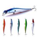 HENGJIA Wholesale Bass Pesca Wholesale 120mm 10g Fishing Lures Bait Minnow Lure Artificial Hard Baits Depth 0.5-1.5M with Long Thin Body for Bass Pike Fishing