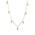 Light Luxury 18K Gold Plated S925 Sterling Silver Horn Chilli Pendant Necklace Simple Woman Jewelry