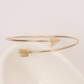 New Fashion Women Ladies Arrow Bangle Cuff Bracelets Jewelry Open Adjustable Arrow Bracelet Bangles Accessories