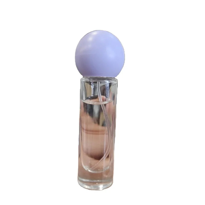 MUB Factory Supply  10ml Crimp Neck Colorful Ball Cap Fine Mist Empty Perfume Glass High End Spray Bottle