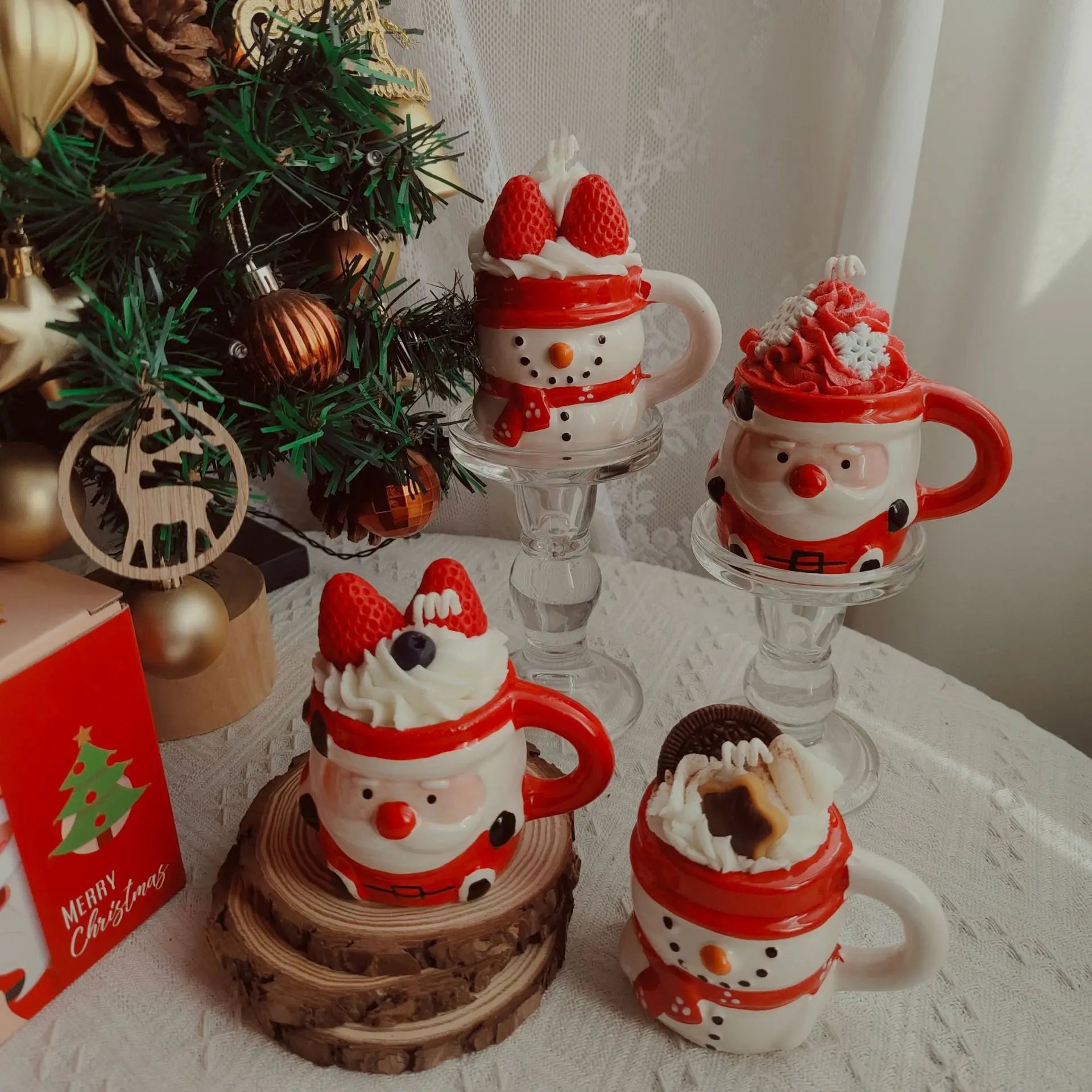 Hot Sale Scented Candles for Christmas Gift Wholesale Soy Wax Scented Candles for Christmas Decoration