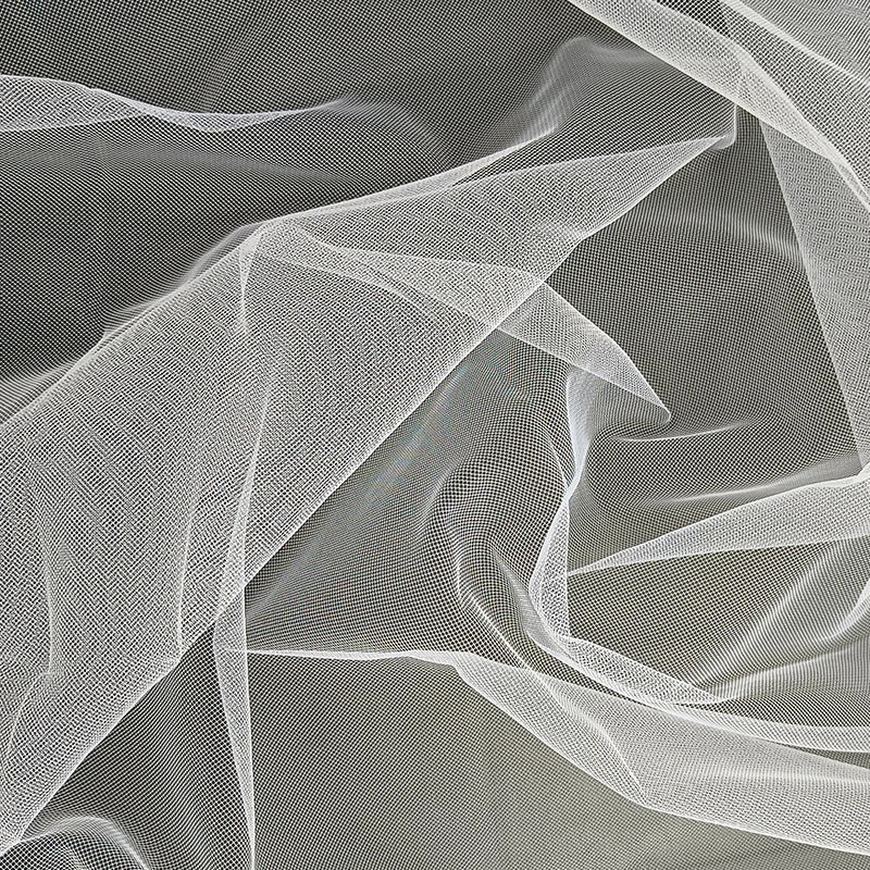 100% Nylon Illusion Tulle Mesh Fabric Breathable Tricot Knitted for Boys Girls-for Wedding Party Decor Sportswear Bags Curtains