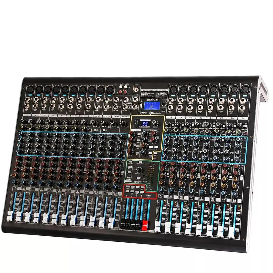 Depusheng DX24C New Design Built-in 99 Kinds of DSP Reverb Effect 24-channel Mixing Console