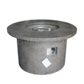 CHARM GARDEN Modern Art Grey Gas Rectangle Fire Pit Coffee Table with GRC Material CE & US Certified Outdoor Patio Heater