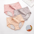 Physiological Underwear Women's Menstrual Period Leak-proof Widened Large Size Mid-waist Sanitary Pants With Pockets