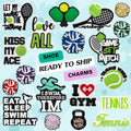 Fashion New Trend Sports  Wholesale Clog Charm Swim Tennis Lover Shoe Charms Pvc Charm Shoe Accessories Bulk