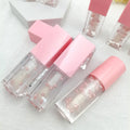 Big Brush clear Lip Oil Moisturizing Lip Care Vegan Private Label Pink Lipgloss Caviar Essence Lip Plumper Gloss