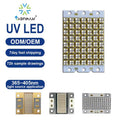 365NM 385NM 395NM 405NM 415NM 200W 300W 400W UV LED Board for UV Printing Glue Curing Inkjet Printing