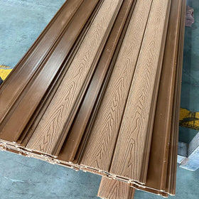 Outdoor Waterproof Wpc Wall Clad Outdoor Decorative Wall Cladding Panel Wall Exterior Cladding