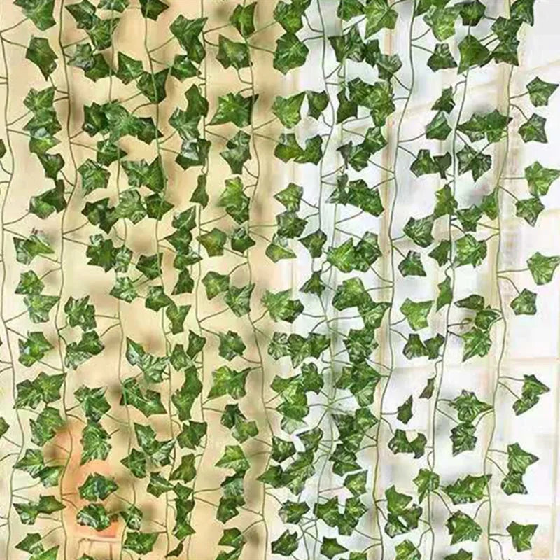 Y-0012 Artificial Simulation Ivy Strip Creeper Plant Vines for Outdoor Fence Decoration