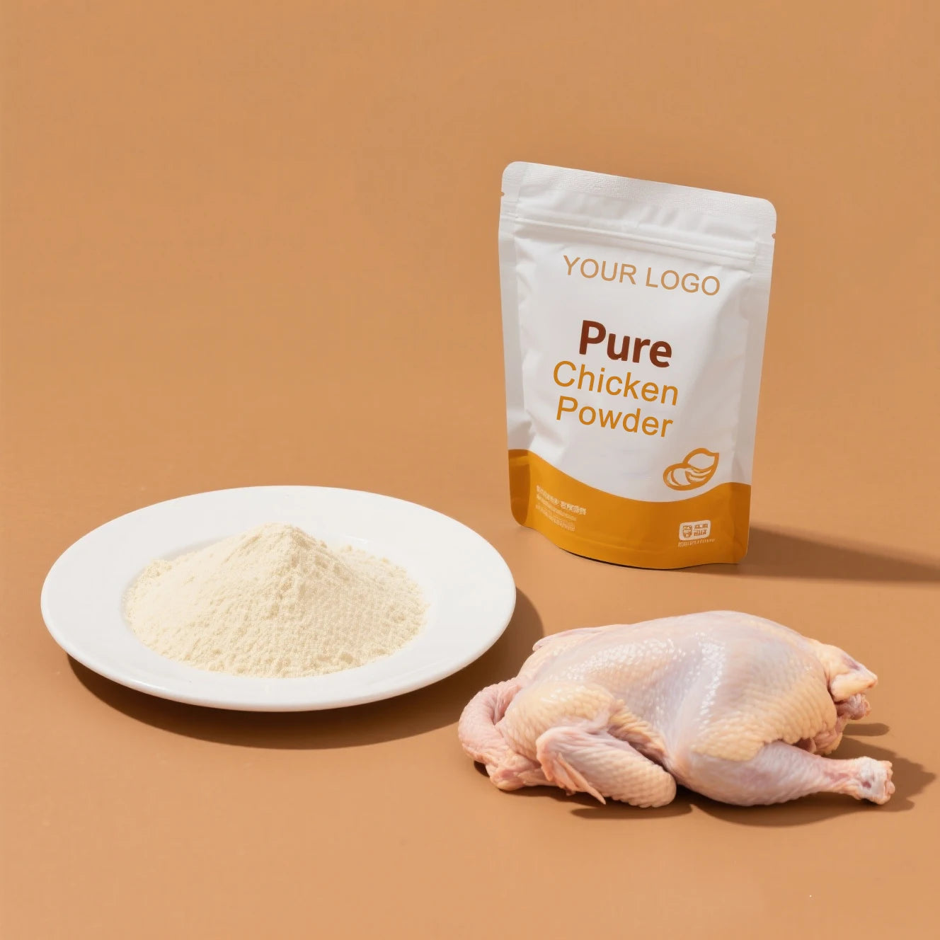 Bulk 35% Protein Natural Pure Chicken Meat Powder Spray Drying Raw Material Chicken Flavoring Agents for Chicken Seasoning