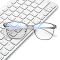 New Original Design Half Frame Metal Popular Optical Eyewear Eyeglasses