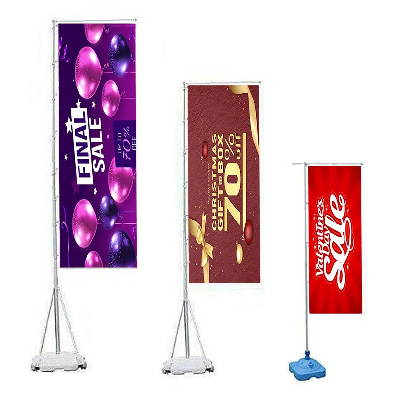 Beach Feather Flag Banner With Flagpole and Base for Sports Festival Advertising