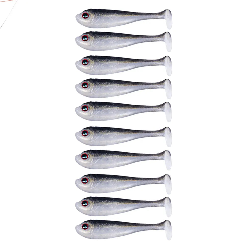 Soft Bait 7cm/3.1g  Paddle Tail Sea Bass Fishing Lures Soft Lure Artificial Shad Lures Soft Baits