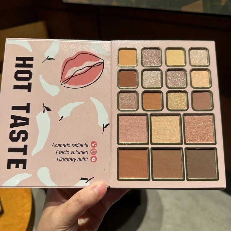 All-in-One Shimmer Matte 5-Layer Color 78-Colors Sweatproof  Eyeshadow Palette Blush Highlighter Contour Eyebrow Powder