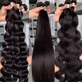 Raw Human Hair Weave Bundles 9A Raw Brazilian Virgin Cuticle Aligned Hair Raw Wholesale Bundle Virgin Hair Vendors