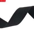 Factory Wholesale 38mm Black Cotton Webbing Strap 50mm Terylene Bead Ribbon and Canvas Tape for Bags and Handles