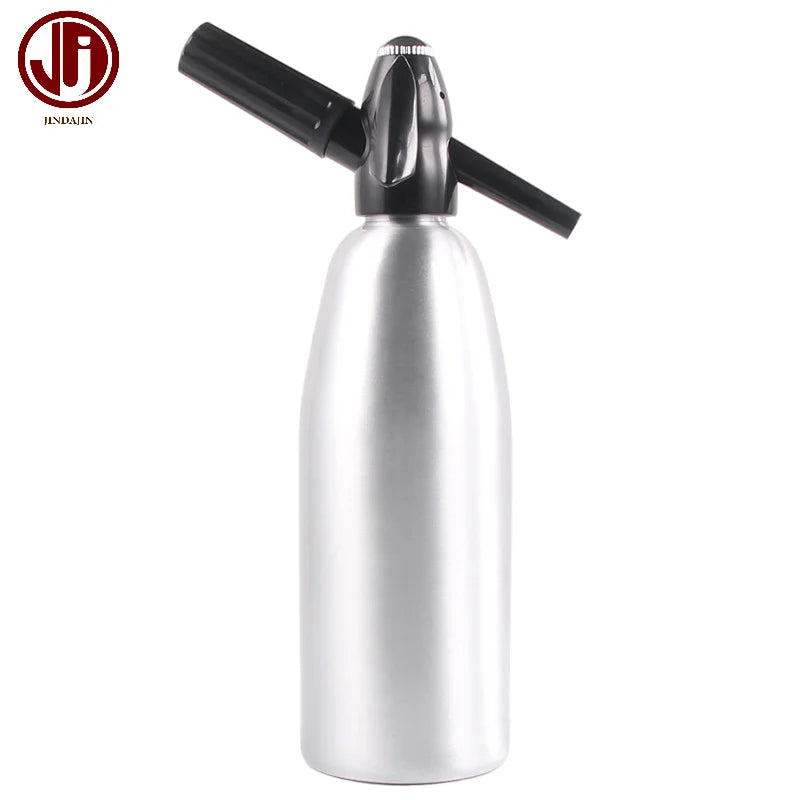 Aluminum 1000ml Soda Syphon Siphon Maker Bar Home Brew Seltzer Make Tool Soda Water Maker