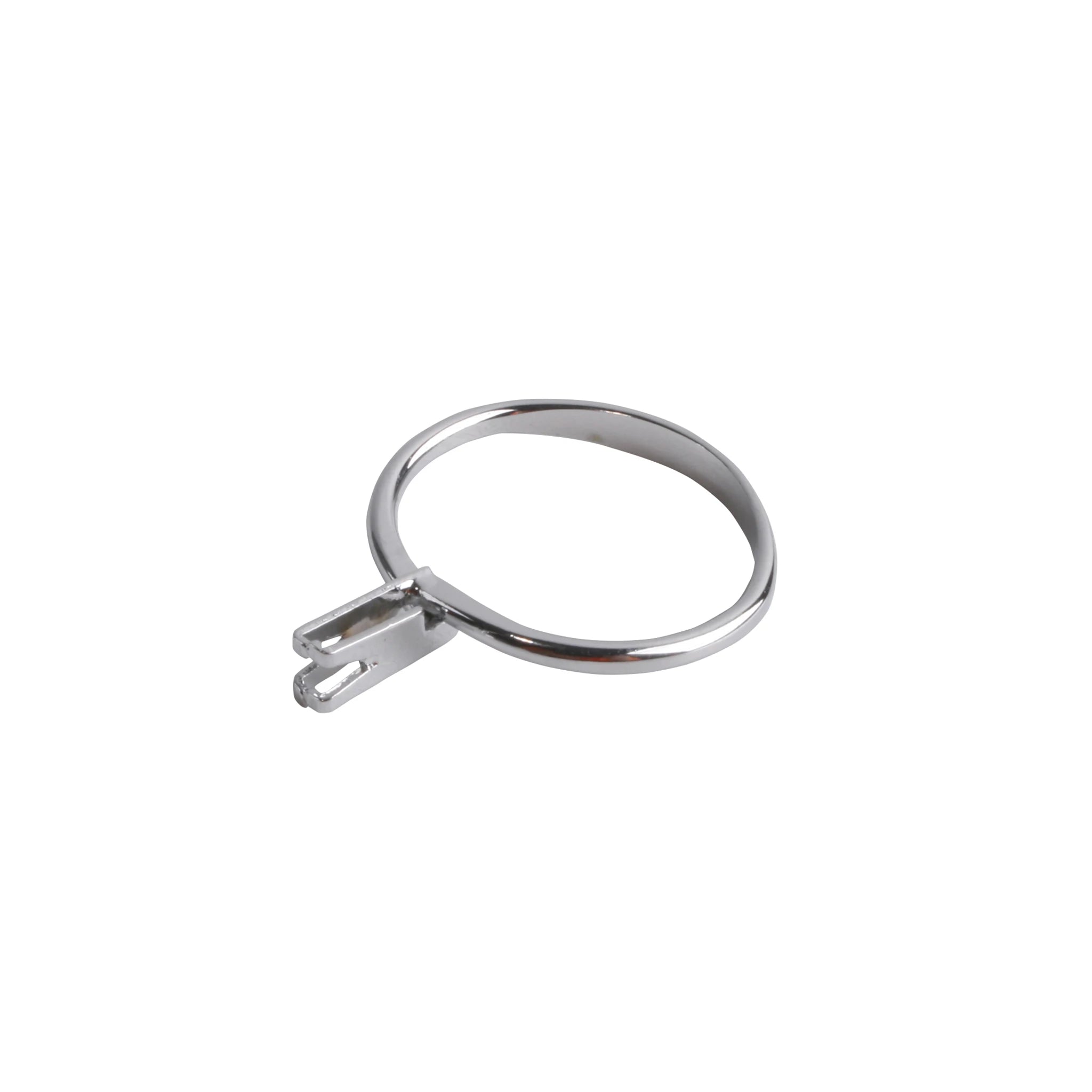 DK503-A Small Gemstone Holder Finished in Chrome Ideal for Holding Small Diamonds or Gemstones
