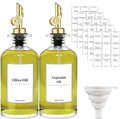350ml 500ml Glass Bottle Olive Oil and Vinegar Dispenser clear Glass Mouthwash Dispenser Bottle for Kitchen