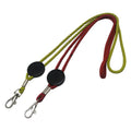 Customizable Eco-Friendly Durable Washable Polyester Cord Neck Lanyard Thermal Transfer Printing ID Badge Holder 3D Glossy Domed