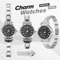 Casual Fashion Joker Ins Style DIY Module Stitching Watch Strap Retro Steel Strap with Mechanical Movement