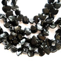 Loose Gemstone Black Obsidian Bear Beads Strand for Jewelry Making