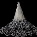 Bridal Sequin Veil Wedding Main Wedding Dress Super Fairy Korean Style Big Train Wedding Veil New Embroidery Bridal Train Veil