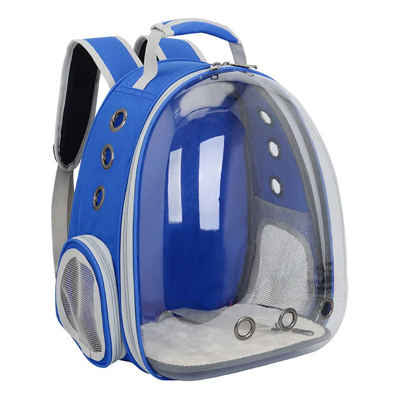 Wholesale New Portable and Breathable Transparent Space Capsule Travel Pet Cat Carrier Backpack Bubble Bag