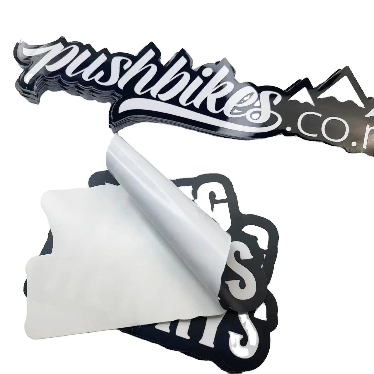 Custom UV-Resistant PVC Vinyl Die Cut Adhesive Sticker Waterproof 3D Feature Logo Label for Cars Packaging Labels