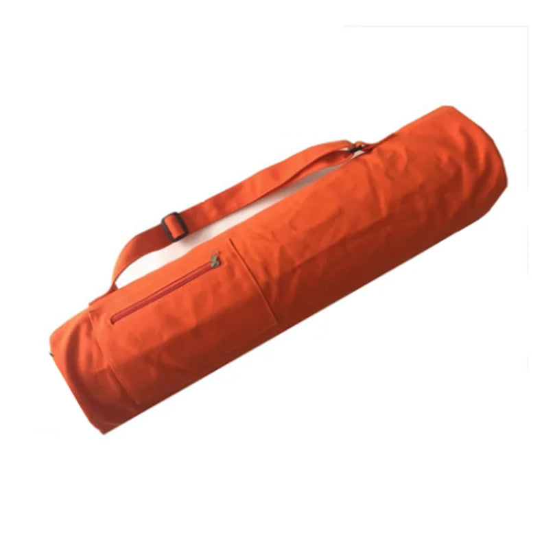 Unisex Tote Canvas Yoga Mat Carrier Bag with Strap Custom Logo Lady Fashion Style for Gym or Yoga Mat Holding