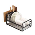 Modern Standing Type Metal Kitchen Utensil Holder for Bowls and Dishes Multifunction Storage Rack